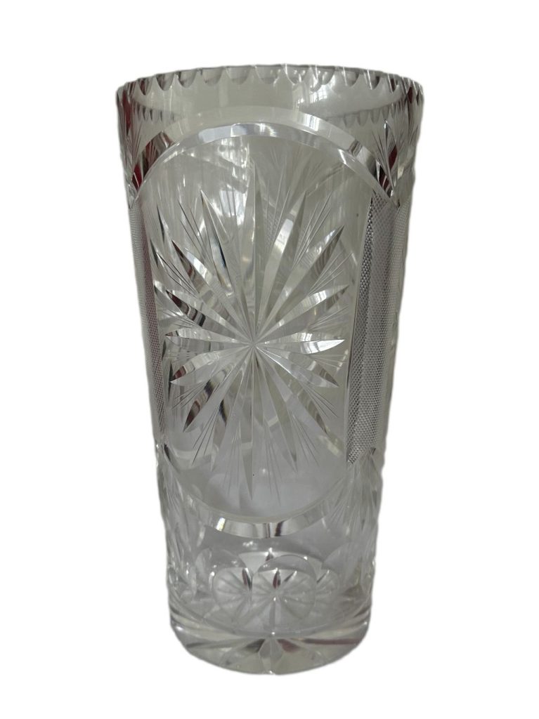 FLORERO TIPO CRISTAL CHECOSLOVACO - Imagen 5