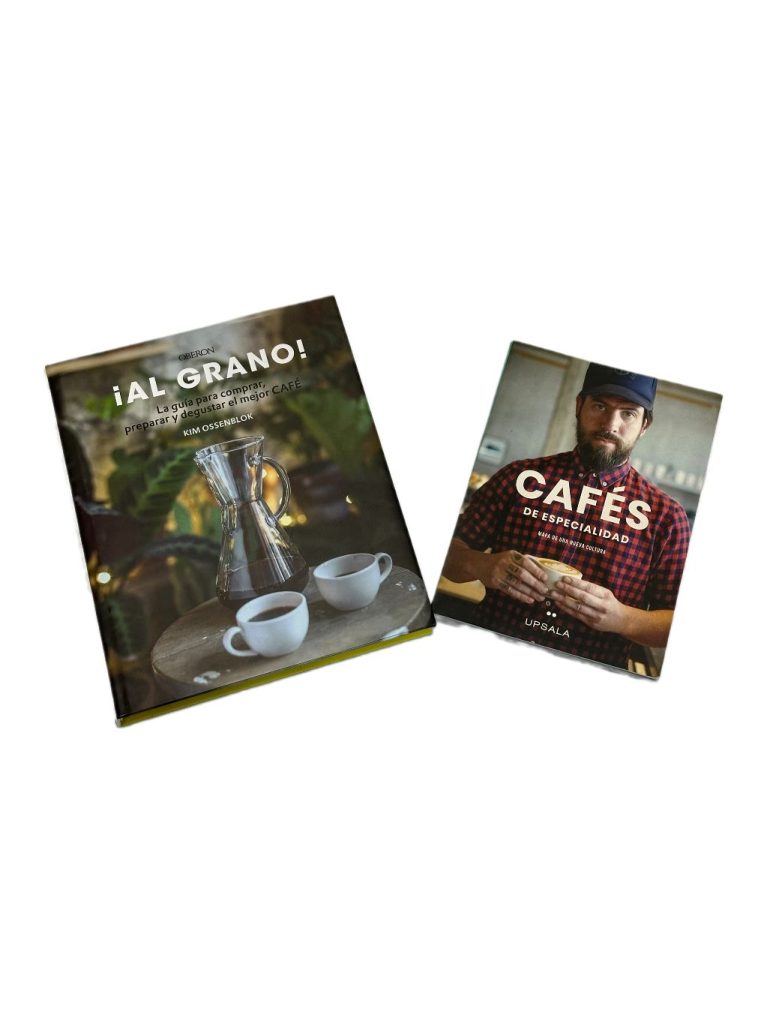 SET DE LIBROS DE CAFÉ DE ESPECIALIDAD – ¡AL GRANO! + CAFÉS DE ESPECIALIDAD