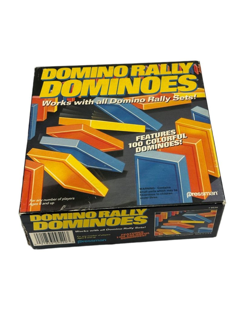 JUEGO RETRO “DOMINO RALLY DOMINOES” – PRESSMAN
