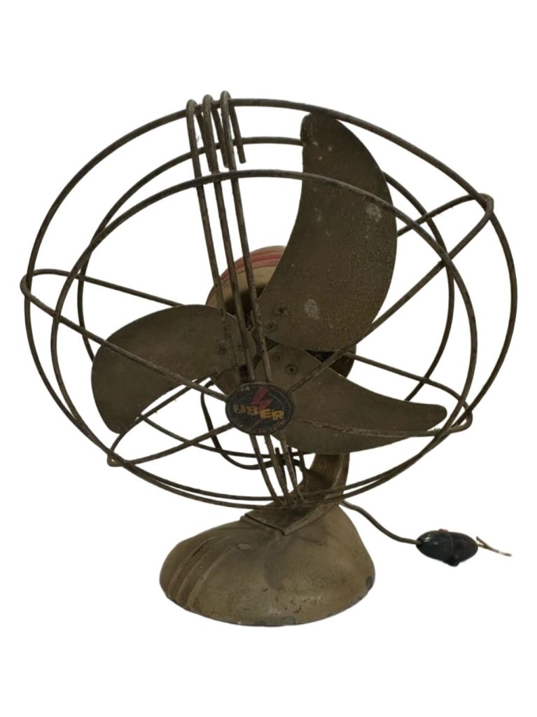 VENTILADOR ANTIGUO DE MESA “UBER” – INDUSTRIA ARGENTINA - Imagen 7