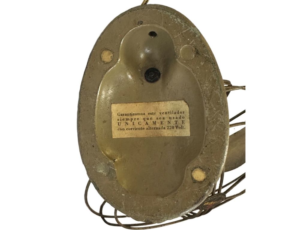 VENTILADOR ANTIGUO DE MESA “UBER” – INDUSTRIA ARGENTINA - Imagen 9