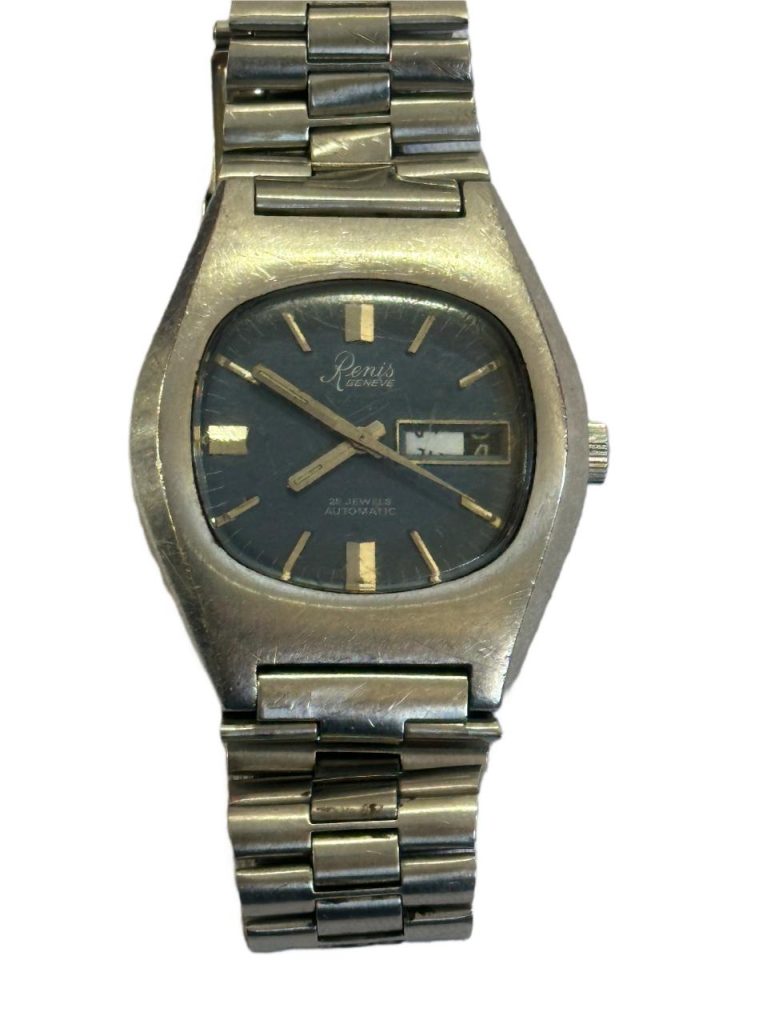 RELOJ PULSERA AUTOMÁTICO RENIS GENEVE – SWISS MADE 26 JEWELS - Imagen 6