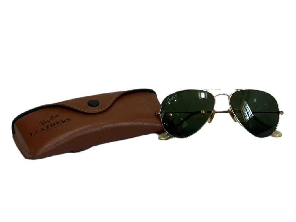 LENTES DE SOL RAY-BAN AVIATOR "LEATHERS"