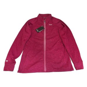 Campera deportiva con capucha Abyss rojo melange