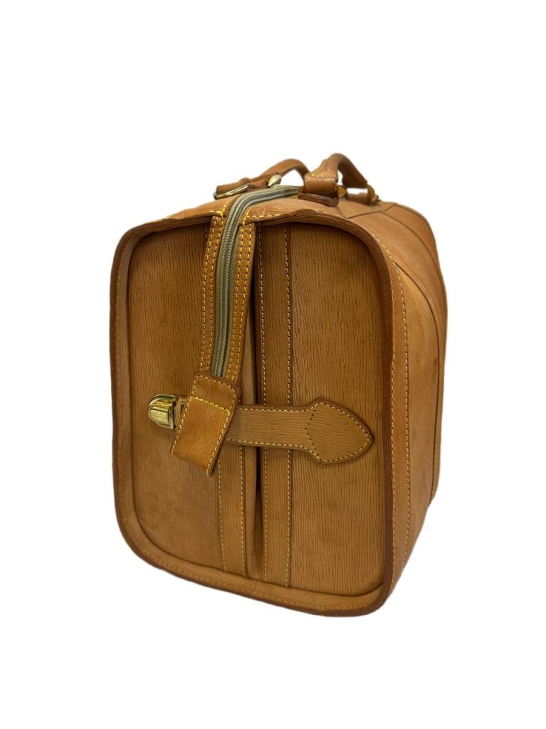 BOLSO DE VIAJE/FALQUERO DE CUERO LEGÍTIMO – INDUSTRIA ARGENTINA - Imagen 2