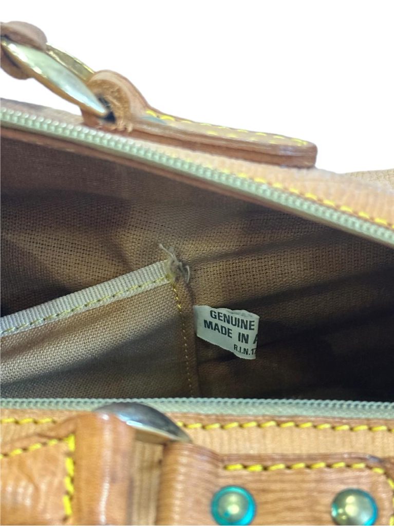 BOLSO DE VIAJE/FALQUERO DE CUERO LEGÍTIMO – INDUSTRIA ARGENTINA - Imagen 5