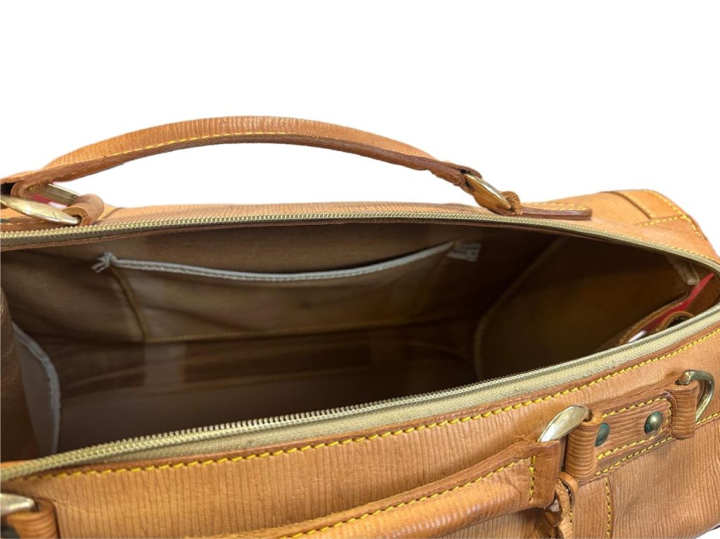 BOLSO DE VIAJE/FALQUERO DE CUERO LEGÍTIMO – INDUSTRIA ARGENTINA - Imagen 6