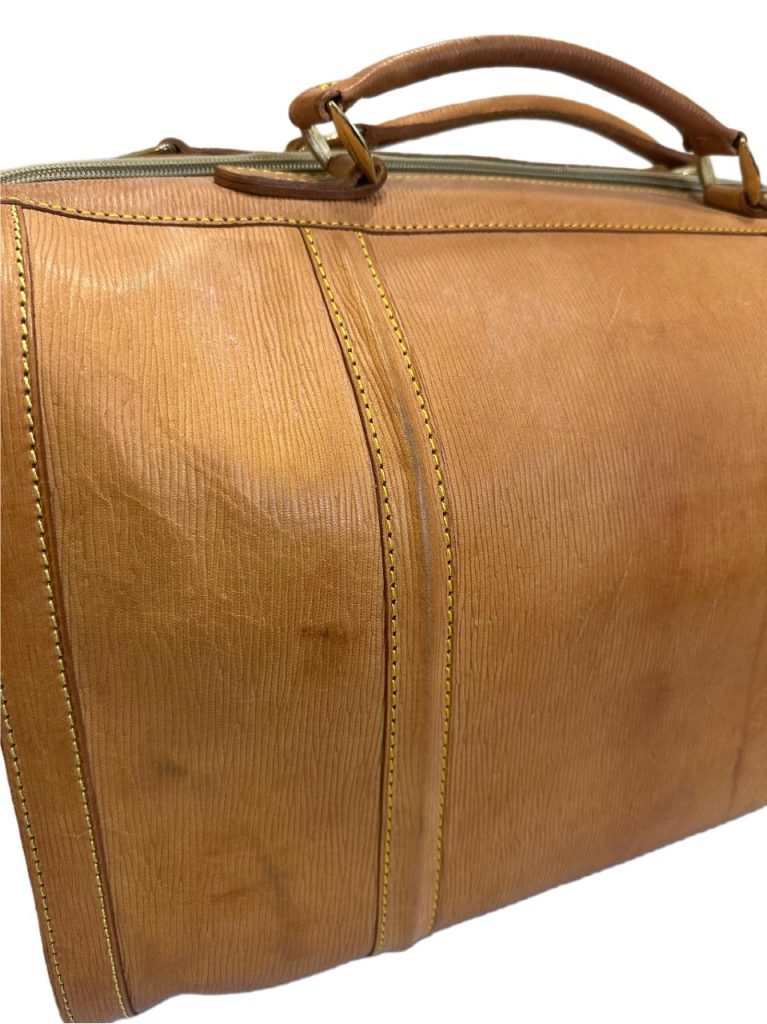 BOLSO DE VIAJE/FALQUERO DE CUERO LEGÍTIMO – INDUSTRIA ARGENTINA - Imagen 7