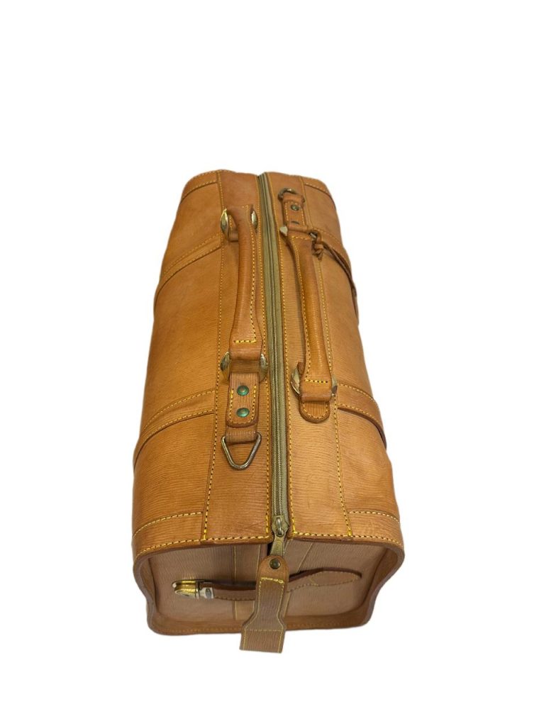 BOLSO DE VIAJE/FALQUERO DE CUERO LEGÍTIMO – INDUSTRIA ARGENTINA - Imagen 11