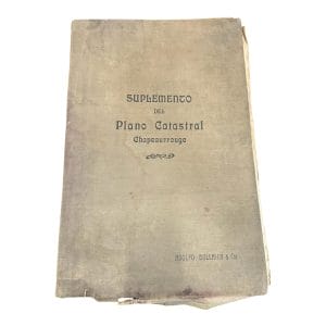 PLANO CATASTRAL CHAPEAURROUGE – RECOPILACIÓN HISTÓRICA DE 18 PLANOS