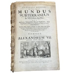 OBRA MAESTRA DEL SIGLO XVII: “MUNDUS SUBTERRANEUS” – ATHANASIUS KIRCHER (1665/1668)