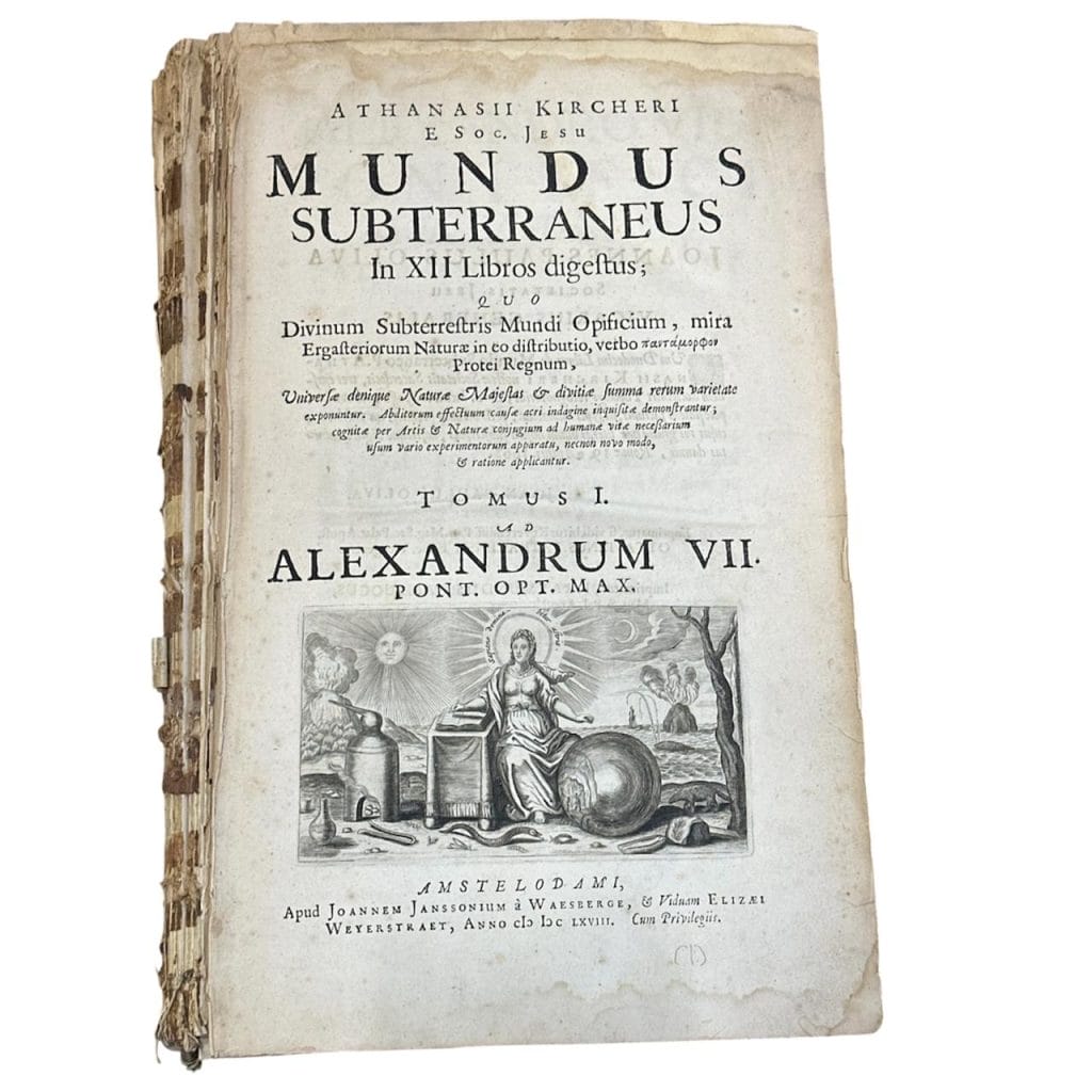 OBRA MAESTRA DEL SIGLO XVII: “MUNDUS SUBTERRANEUS” – ATHANASIUS KIRCHER (1665/1668)