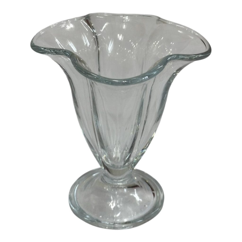 Set de 5 copas de vidrio con borde ondulado - Imagen 3