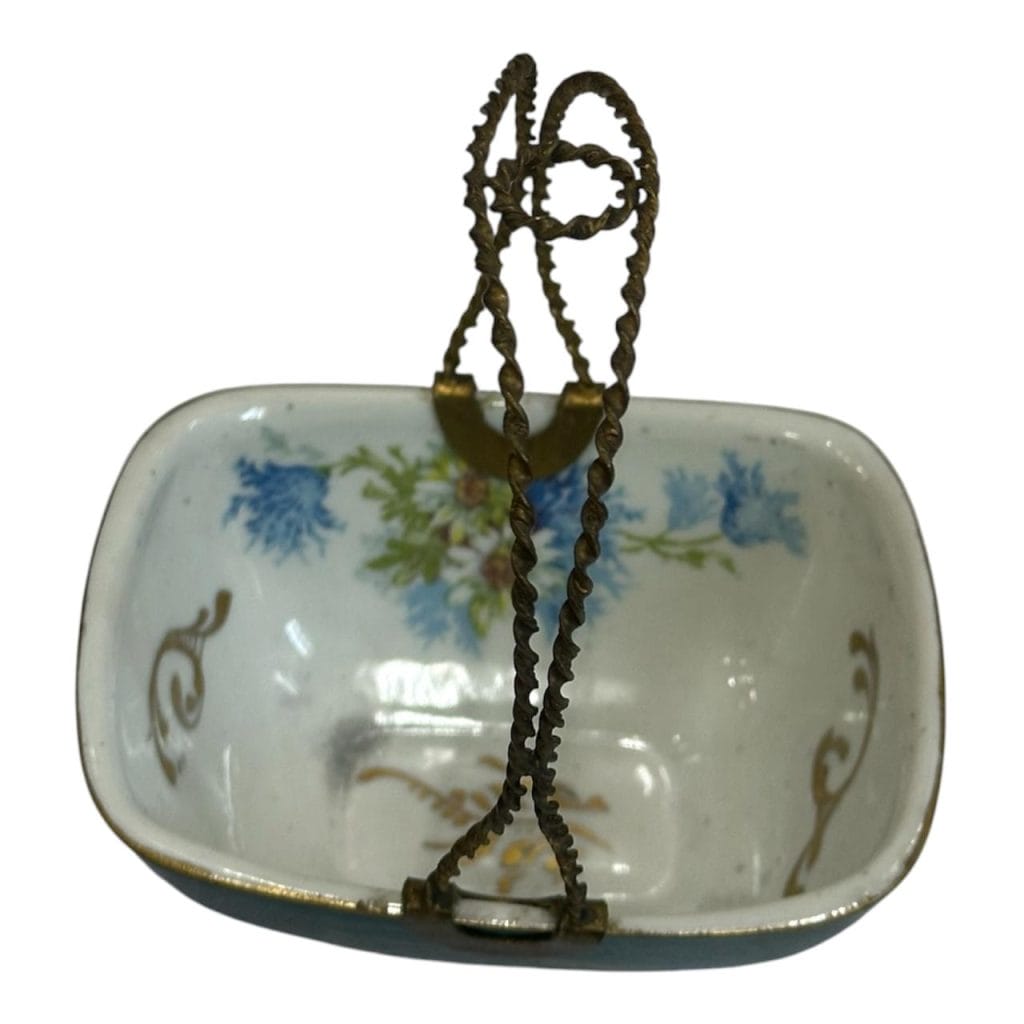 Cuenco pequeño de porcelana con asa metalica - Petit Paris Ind Arg - Imagen 5