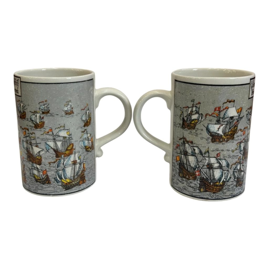 Par de jarras chopp de ceramica vintage Ancers - Imagen 3