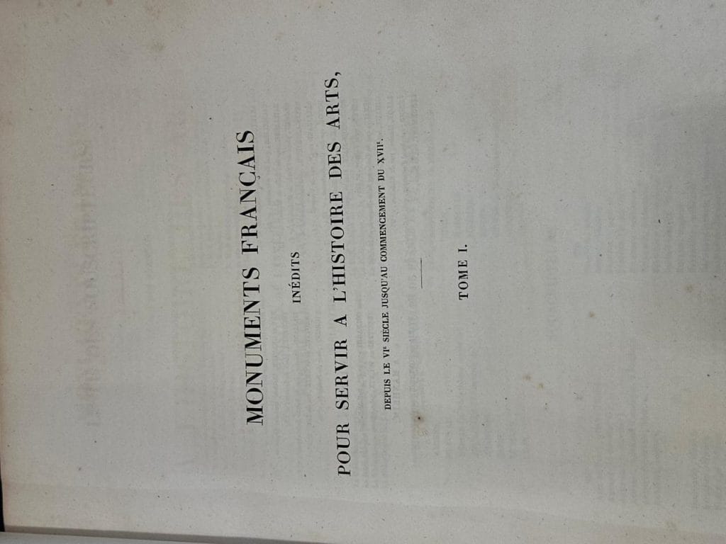 OBRA MONUMENTAL: “MONUMENTS FRANÇAIS INÉDITS” (2 TOMOS) – N. X. WILLEMIN (1839) - Imagen 3