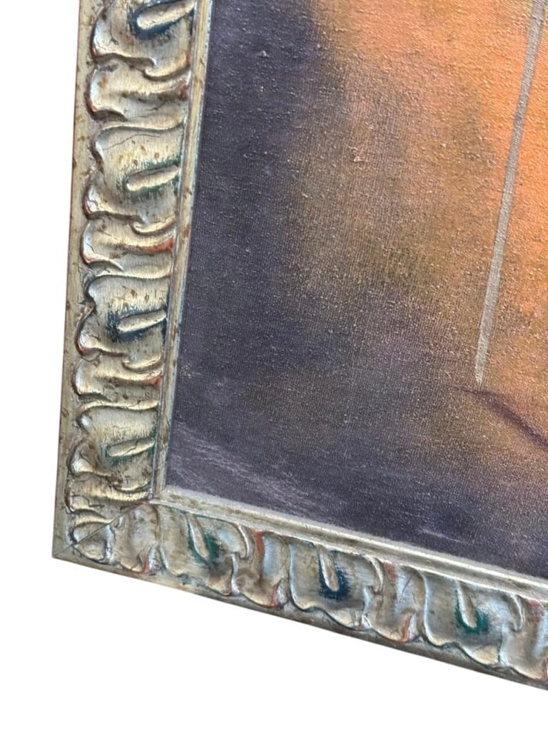 CUADRO PINTURA ARCÁNGEL GABRIEL – ESTILO CUSQUEÑO - Imagen 5