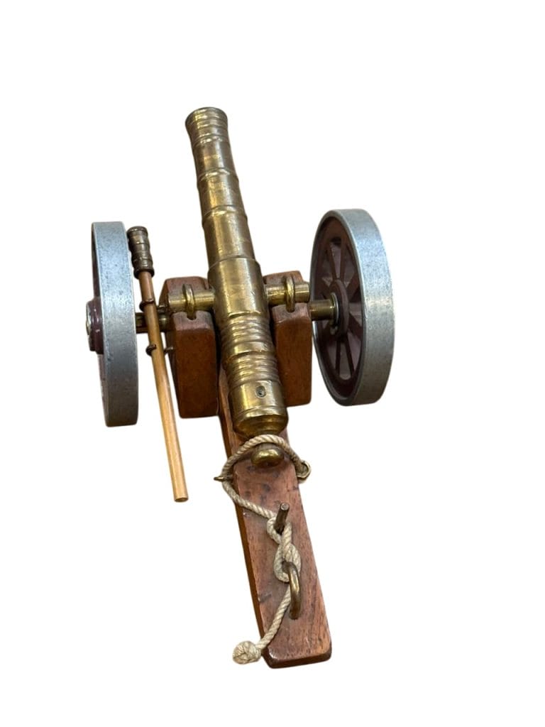 ANTIGUO CAÑÓN DE BRONCE DE COLECCIÓN – HUNTER COLECCIONES - Imagen 5