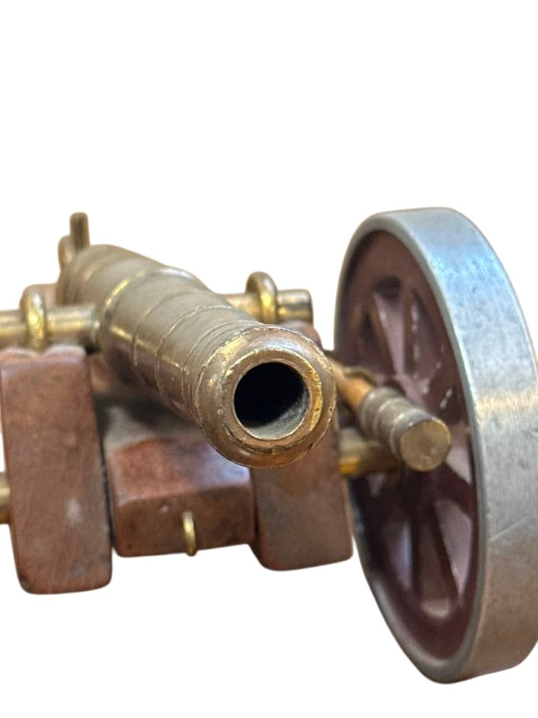 ANTIGUO CAÑÓN DE BRONCE DE COLECCIÓN – HUNTER COLECCIONES - Imagen 6