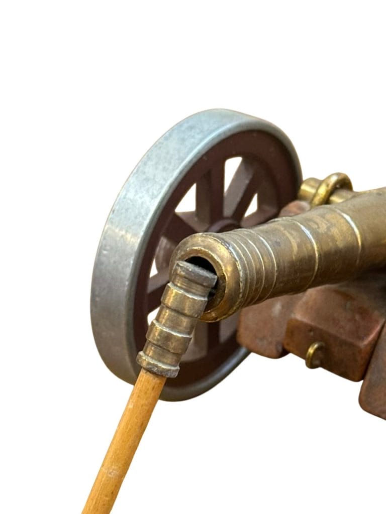 ANTIGUO CAÑÓN DE BRONCE DE COLECCIÓN – HUNTER COLECCIONES - Imagen 9