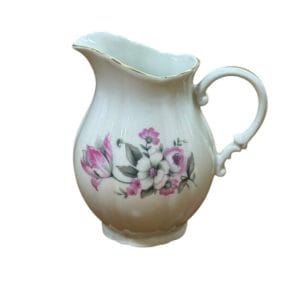 Jarrita / lechera de porcelana Verbano con motivos florales