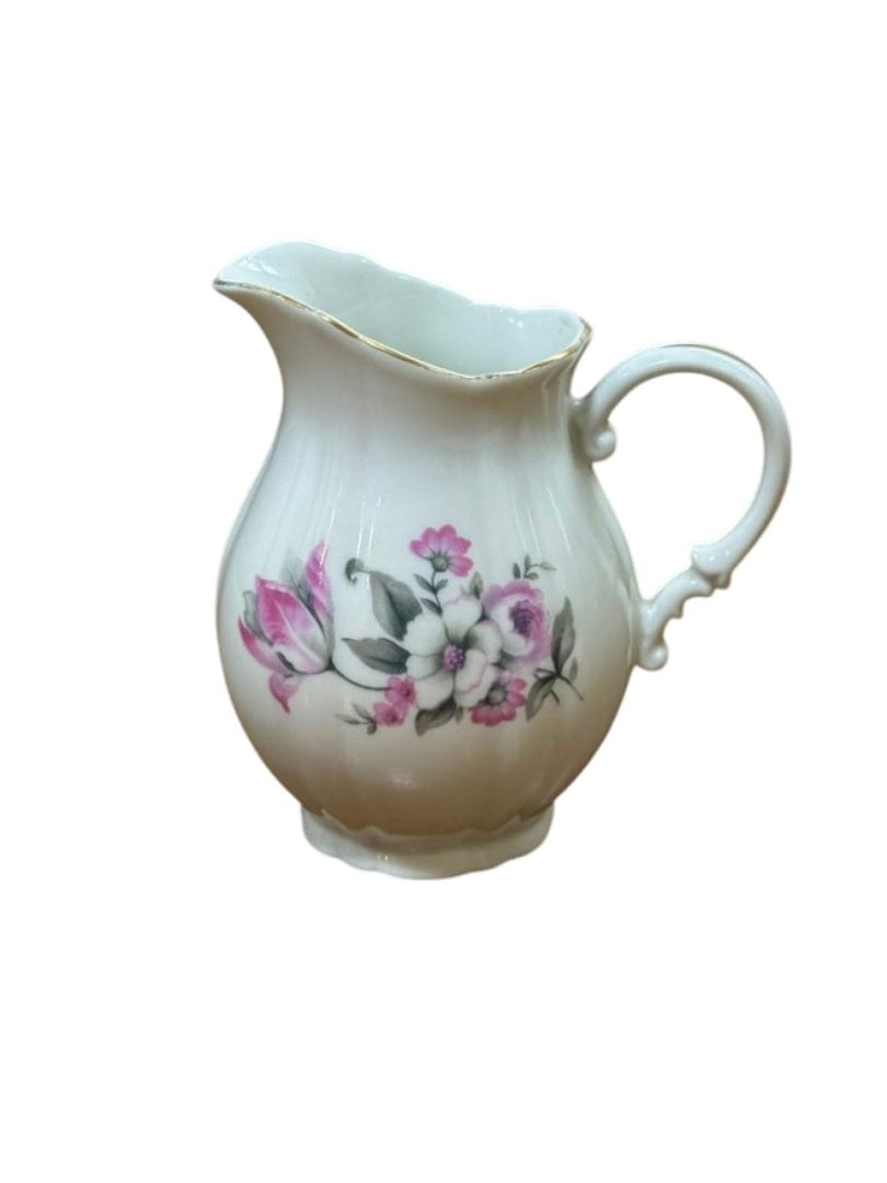 Jarrita / lechera de porcelana Verbano con motivos florales