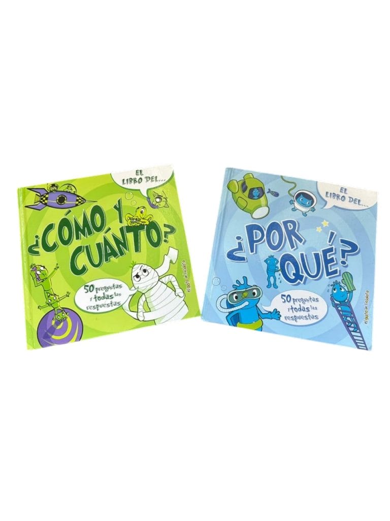 Set de 2 libros infantiles “¿Como y Cuanto?” Y “¿Por Que? - El Gato De Hojalata
