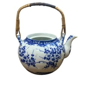 Tetera de porcelana oriental vintage
