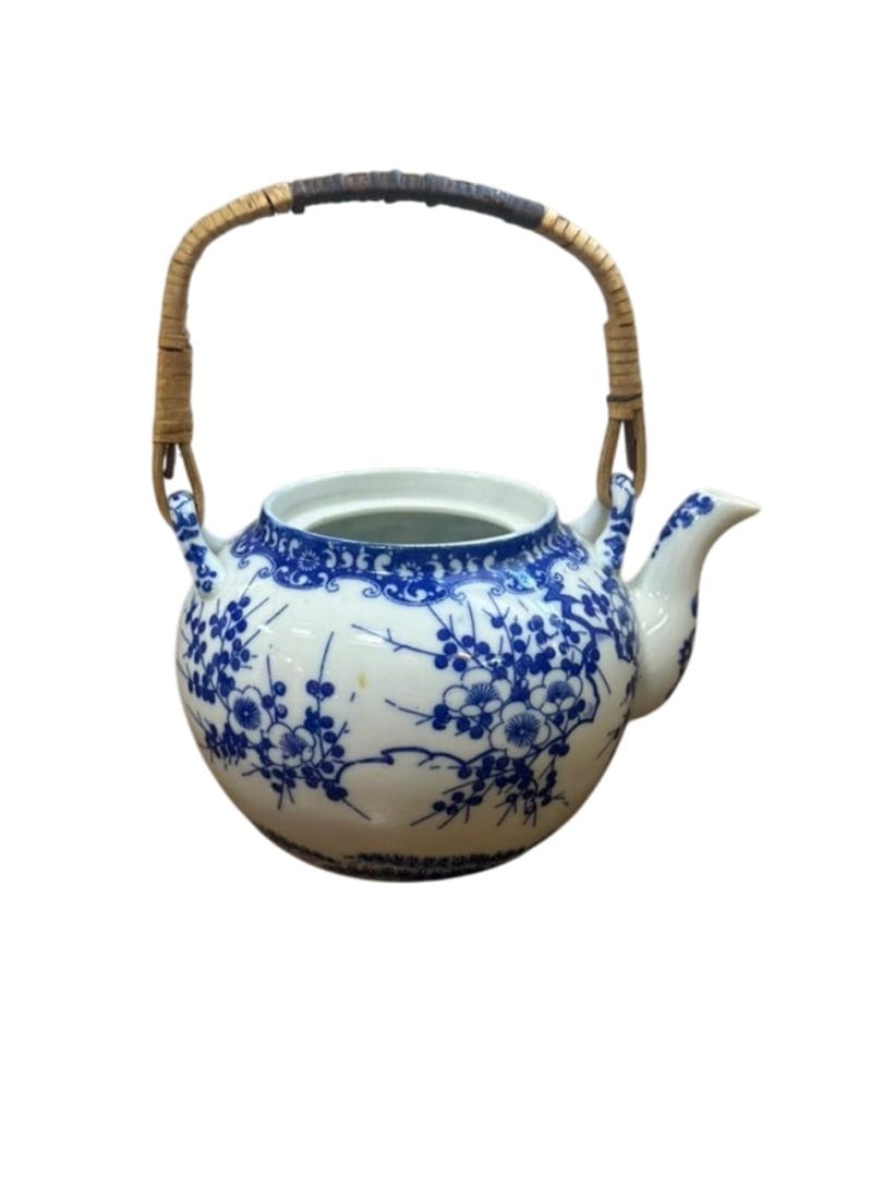 Tetera de porcelana oriental vintage