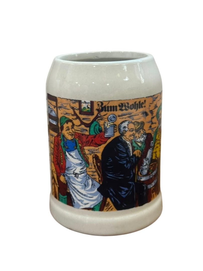 Chopp ceramico cervecero vintage Zum Wohle - Imagen 2