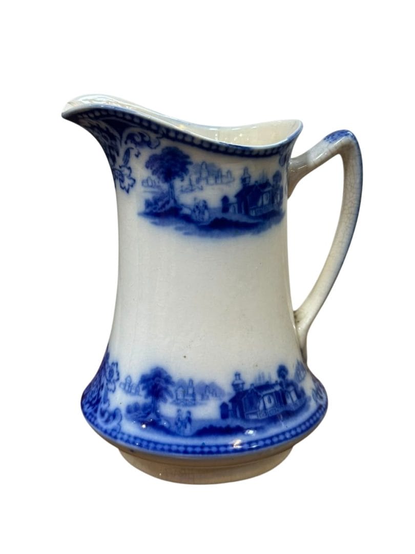 Jarra de porcelana / loza con estilizado diseño britanico - Imagen 3
