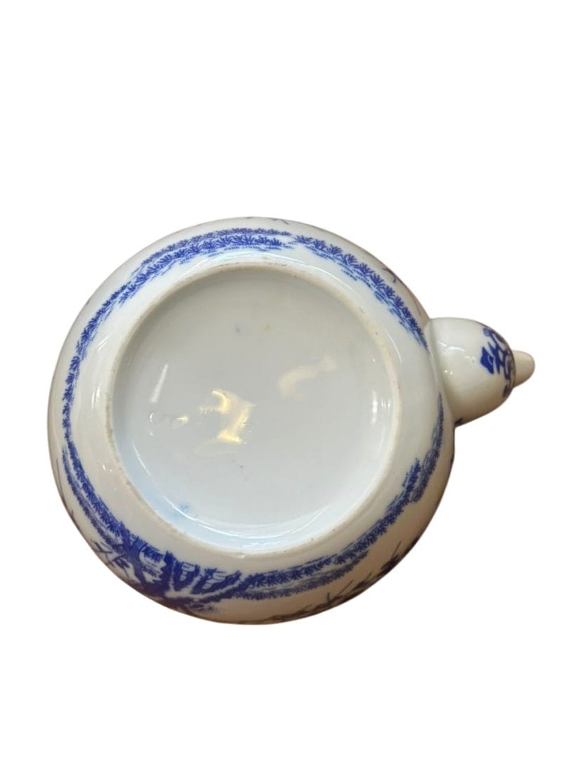 Tetera de porcelana oriental vintage - Imagen 3