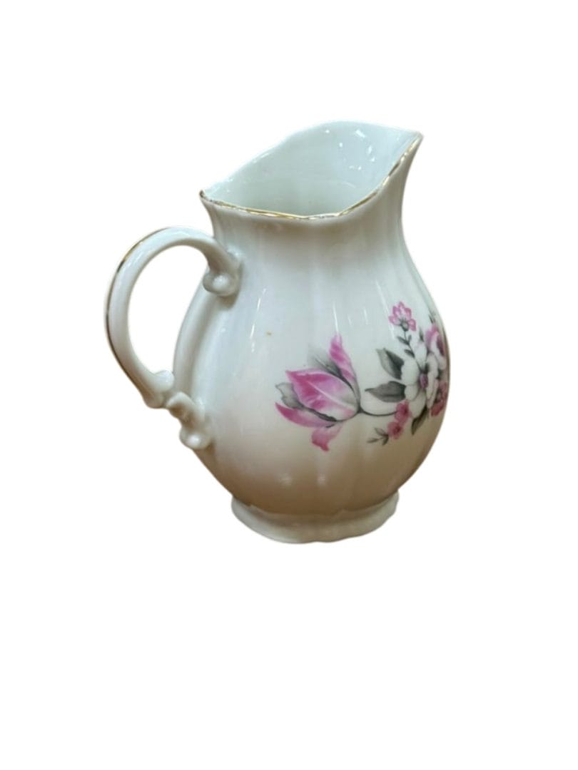 Jarrita / lechera de porcelana Verbano con motivos florales - Imagen 4
