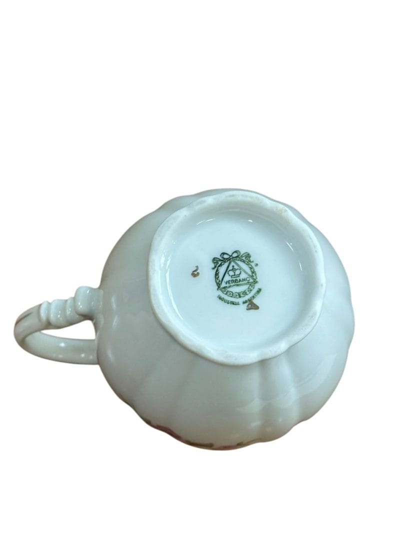 Jarrita / lechera de porcelana Verbano con motivos florales - Imagen 6