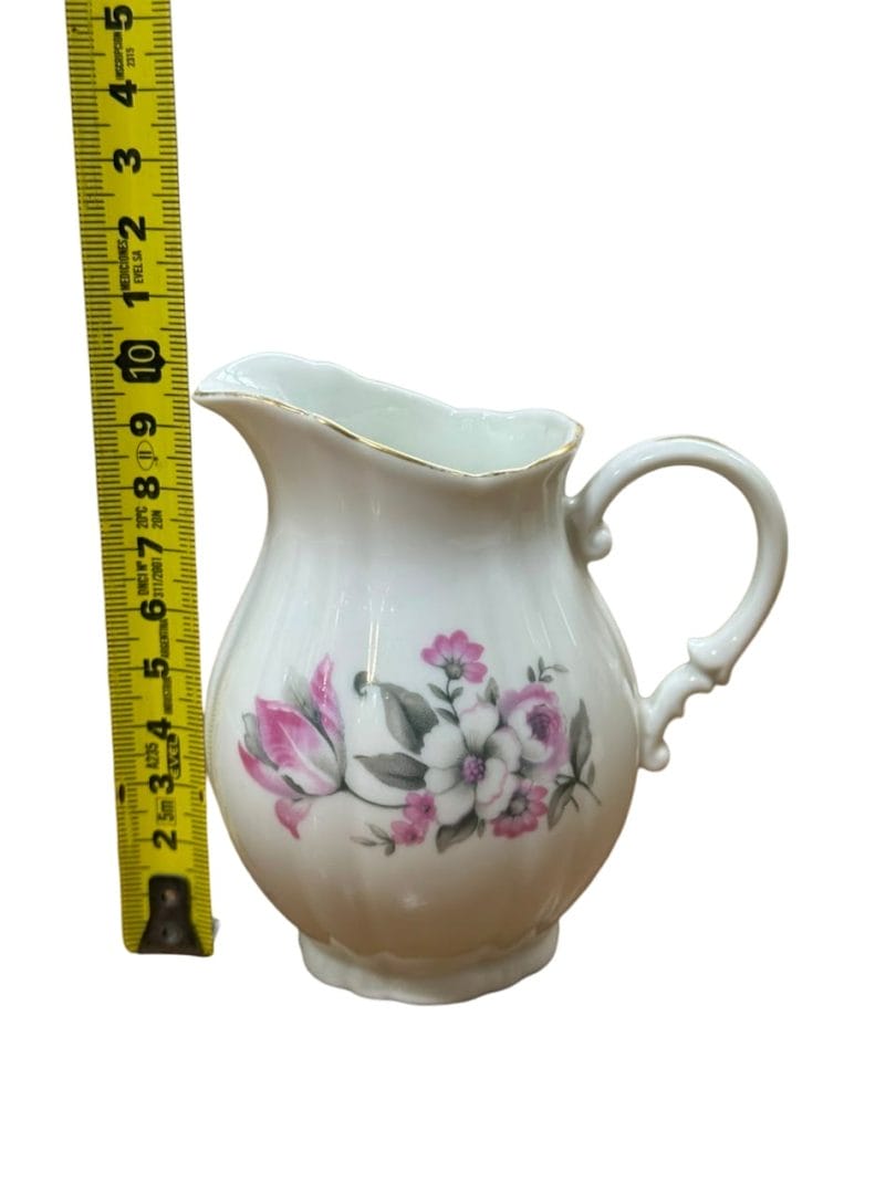 Jarrita / lechera de porcelana Verbano con motivos florales - Imagen 7