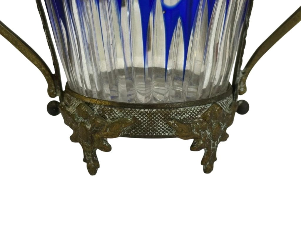 Recipiente de cristal con montura de bronce - Imagen 5