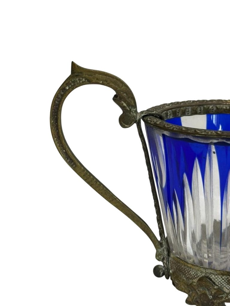 Recipiente de cristal con montura de bronce - Imagen 7