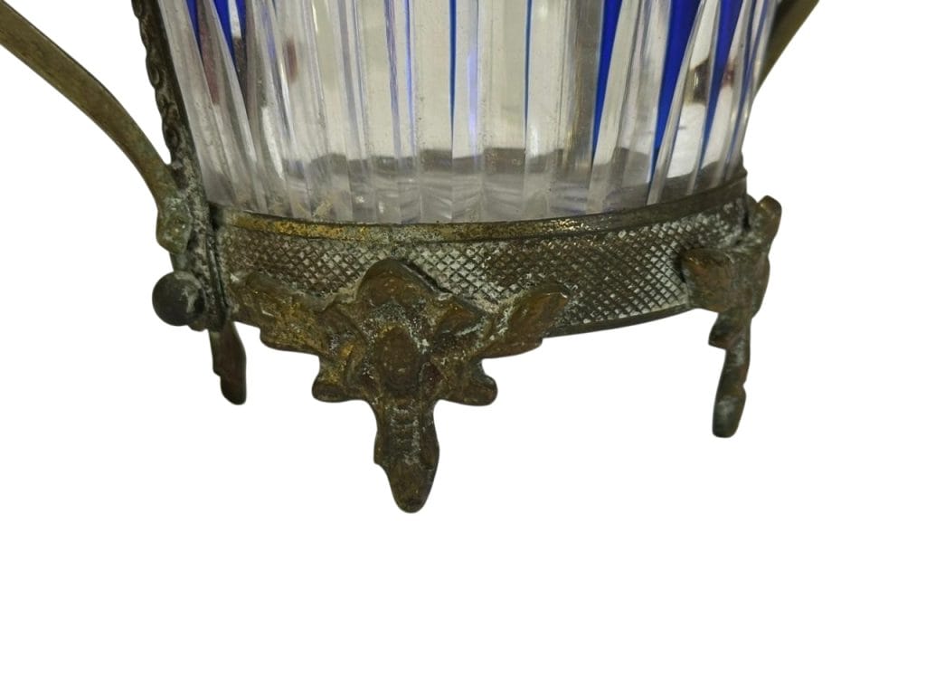 Recipiente de cristal con montura de bronce - Imagen 8