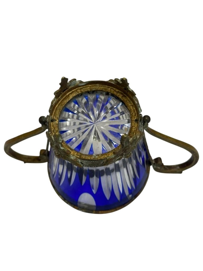 Recipiente de cristal con montura de bronce - Imagen 9