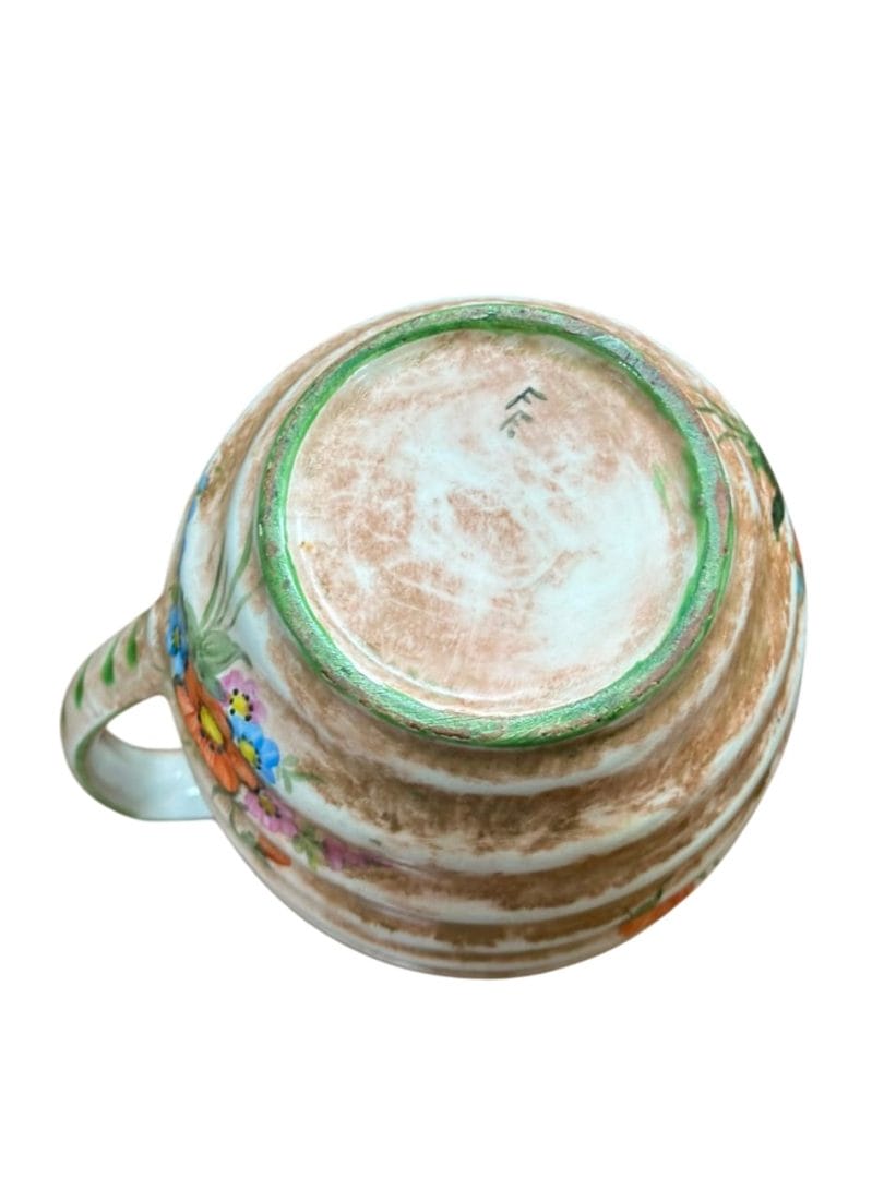 Jarra de cerámica vintage con motivos florales - Imagen 8