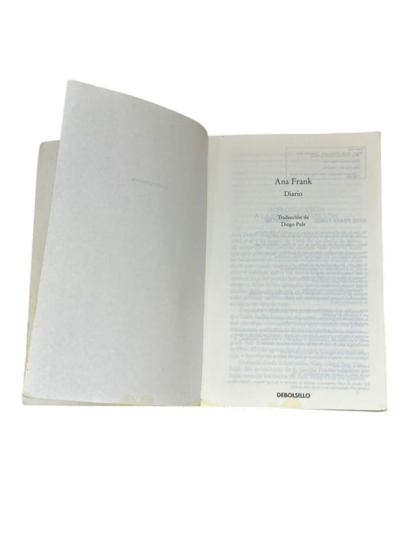 Libro Diario De Ana Frank - Editorial Debols!llo - Imagen 5