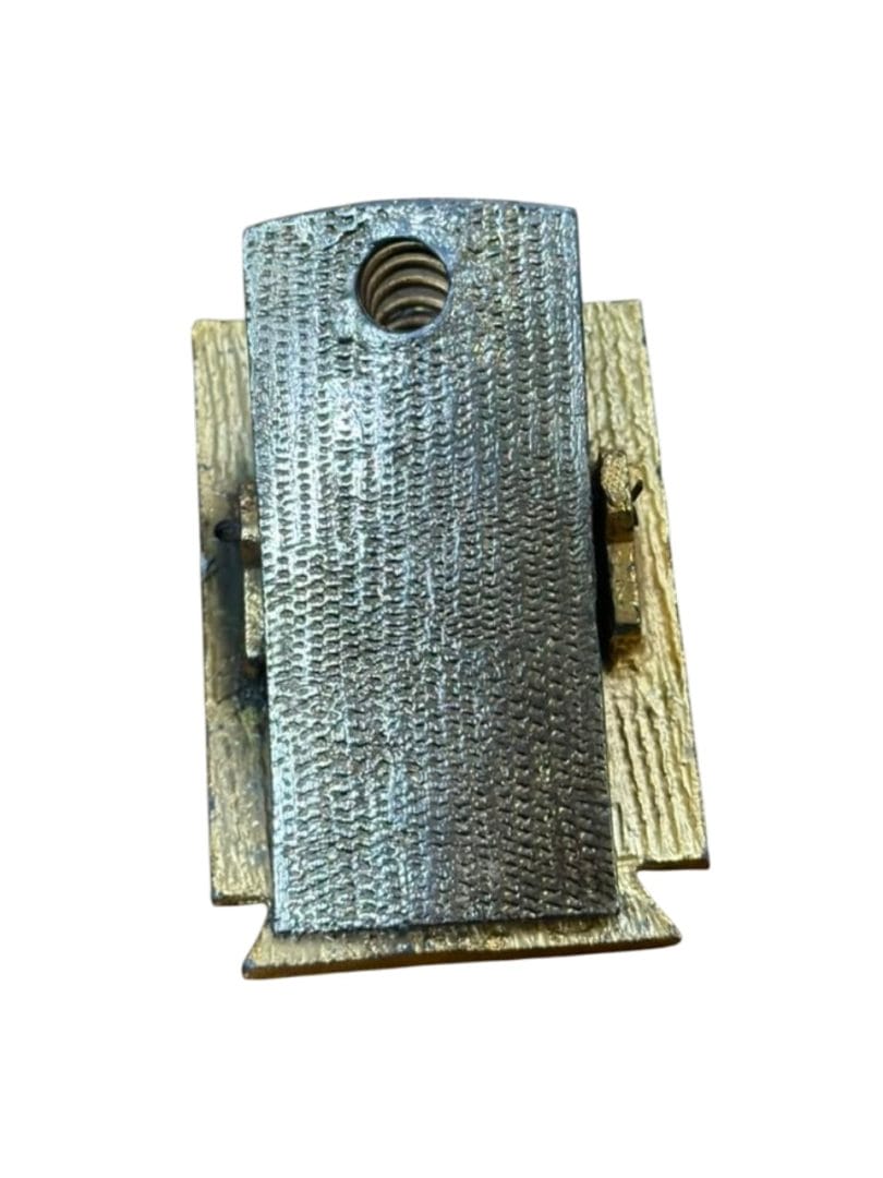 Clip / pinza portapapeles vintage de metal con escena medieval - Imagen 8