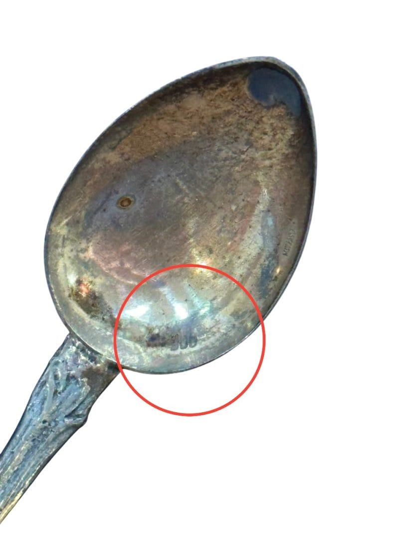 SET DE 12 CUCHARITAS DE POSTRE EN PLATA SELLADA (800) – CON ESTUCHE RIGIDO "DOMUS" - Imagen 9