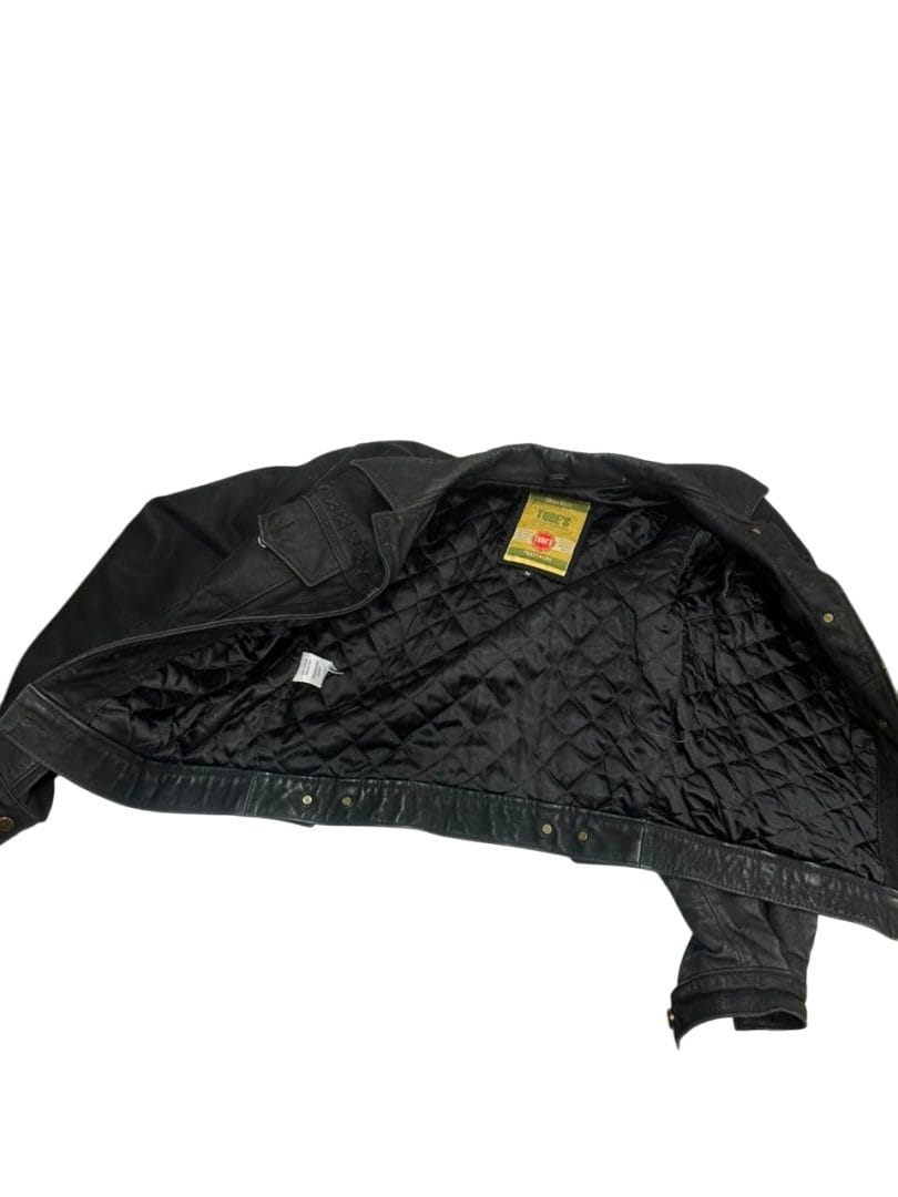 CAMPERA DE CUERO MARCA TUBE’S – TALLE M - Imagen 4
