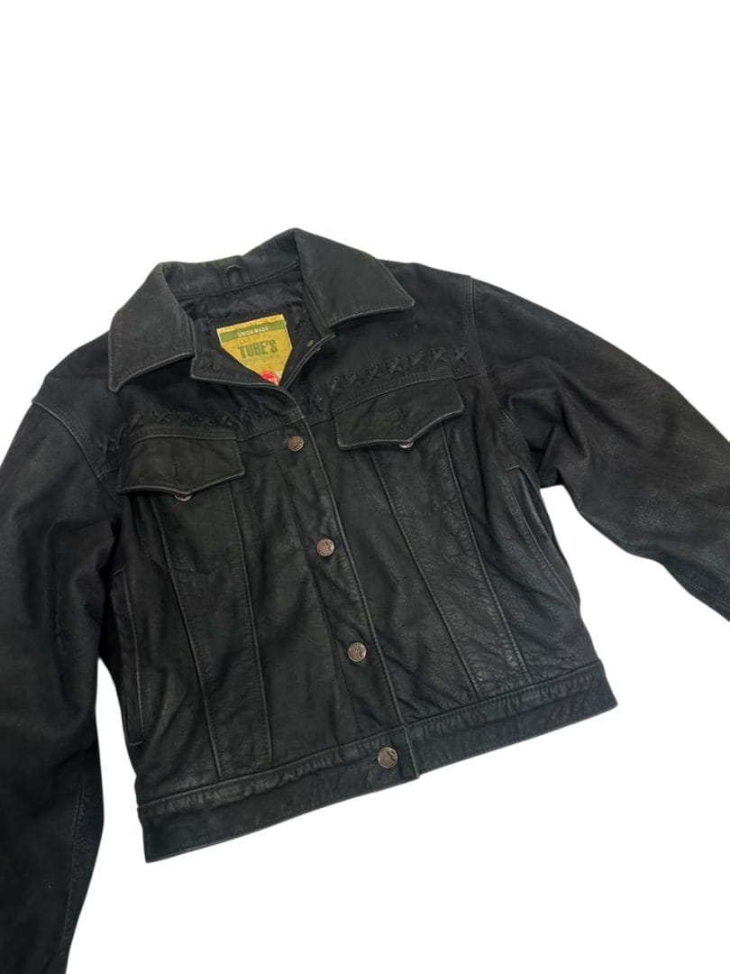 CAMPERA DE CUERO MARCA TUBE’S – TALLE M - Imagen 5