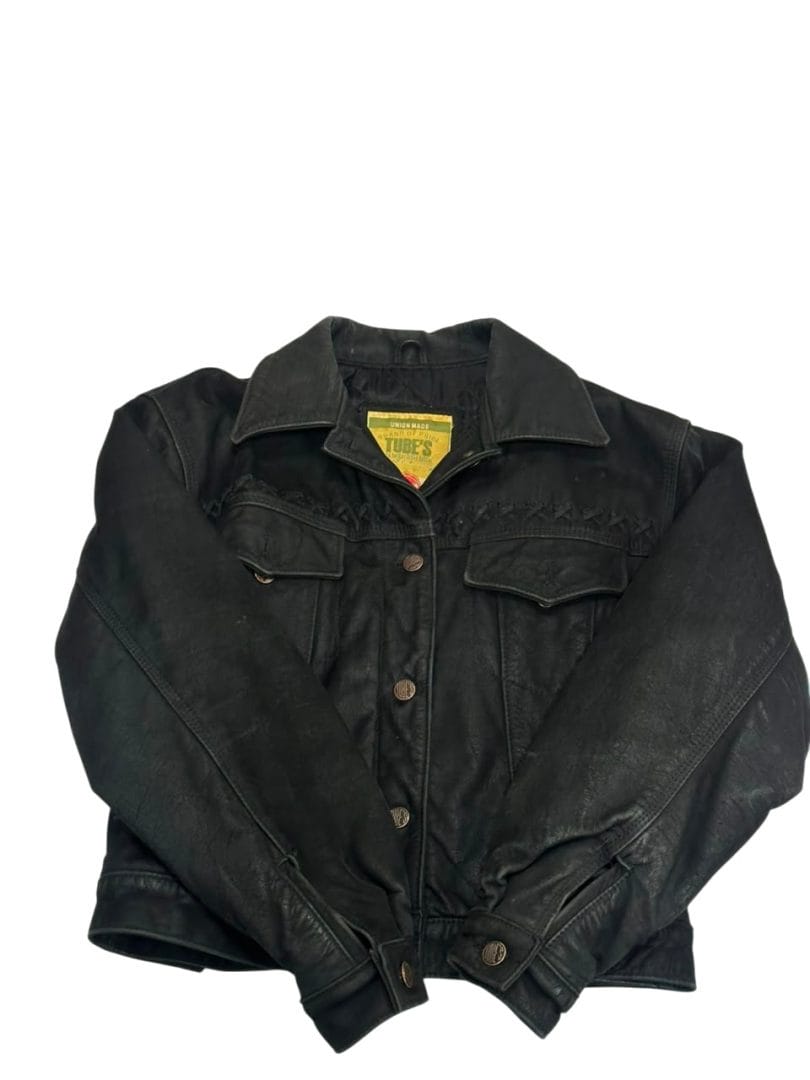 CAMPERA DE CUERO MARCA TUBE’S – TALLE M - Imagen 11