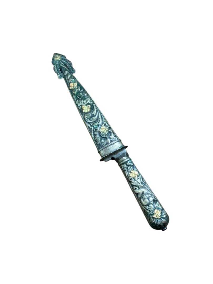 CUCHILLO / DAGA DE CAMPO "LA MOVEDIZA" – INDUSTRIA ARGENTINA (PLATA 800) - Imagen 2