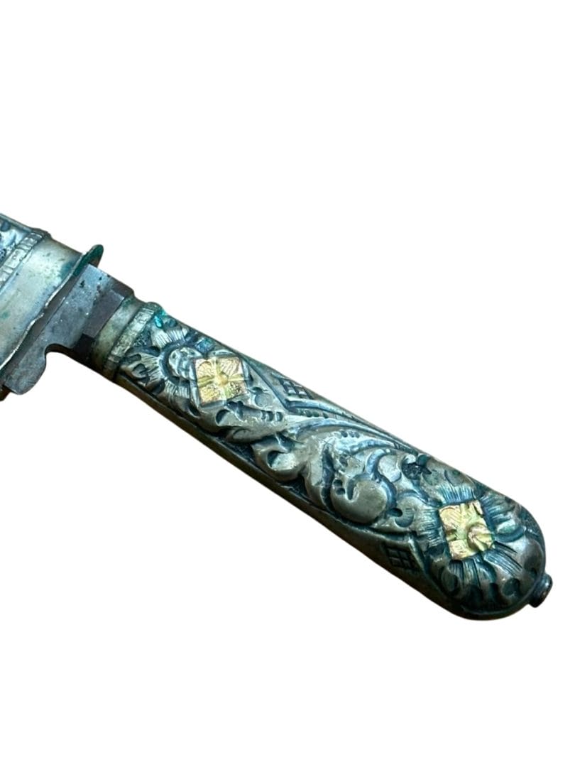 CUCHILLO / DAGA DE CAMPO "LA MOVEDIZA" – INDUSTRIA ARGENTINA (PLATA 800) - Imagen 4