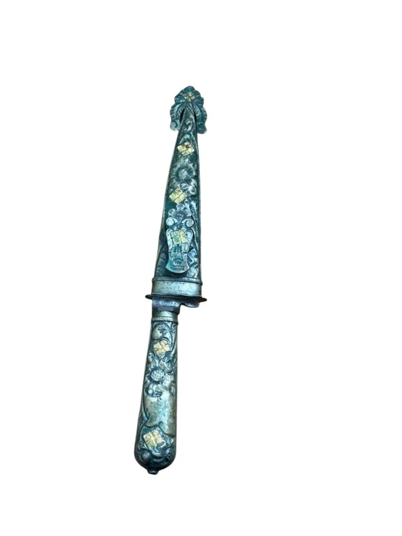 CUCHILLO / DAGA DE CAMPO "LA MOVEDIZA" – INDUSTRIA ARGENTINA (PLATA 800) - Imagen 6