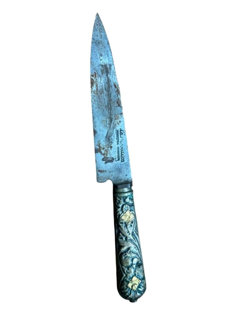 CUCHILLO / DAGA DE CAMPO "LA MOVEDIZA" – INDUSTRIA ARGENTINA (PLATA 800) - Imagen 7
